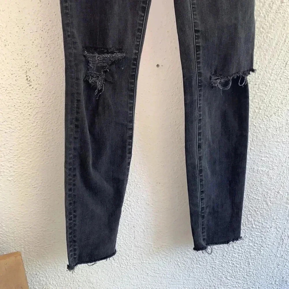 MADEWELL 9" High Riser SKINNY Jeans Shaw Wash Gray Size 25 - Picture 4 of 8